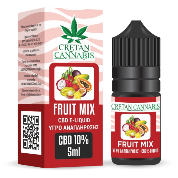 CBD Vape Liquid 5ml Fruit Mix (CBD 10%)