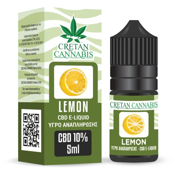 CBD Vape Liquid 5ml Lemon (CBD 10%)