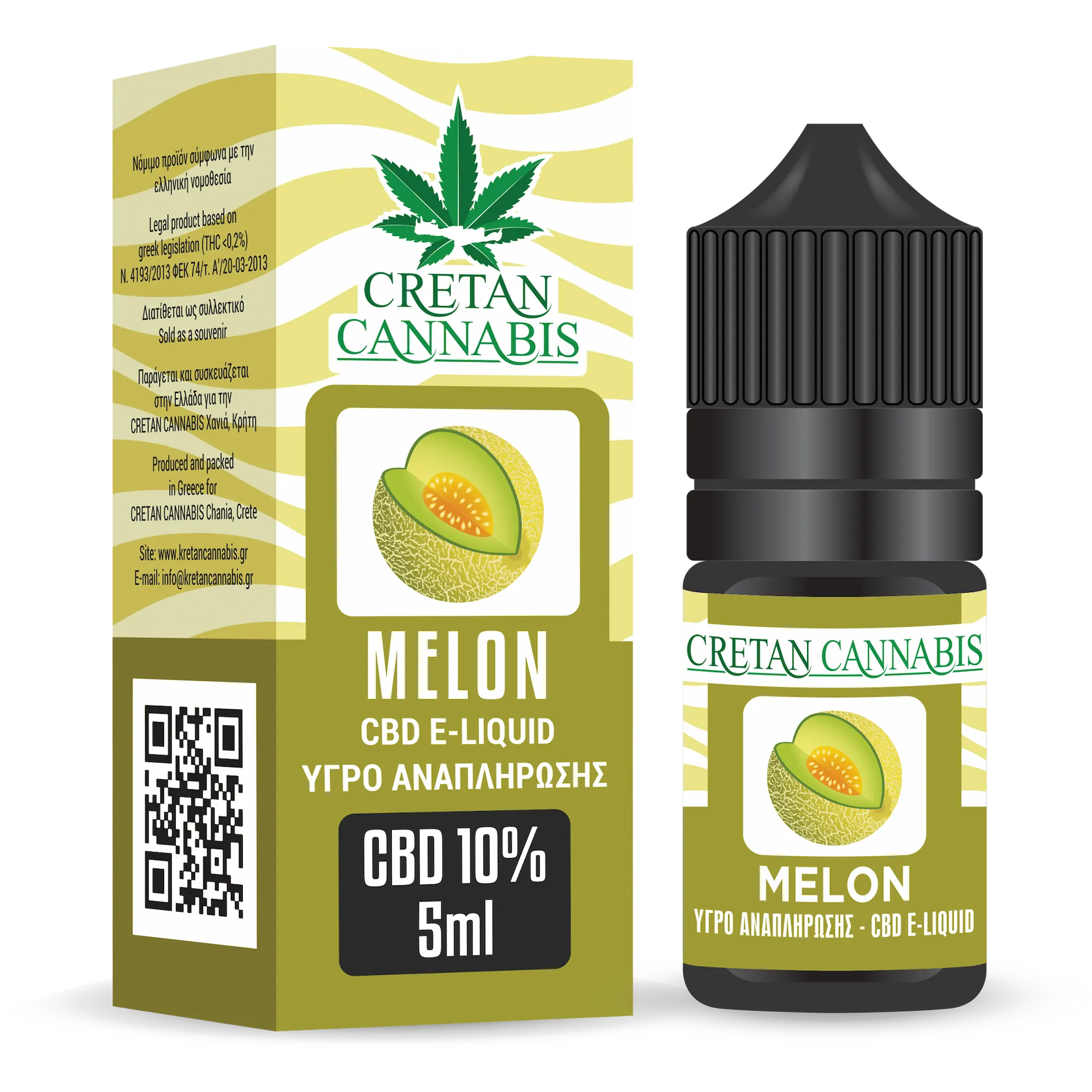 CBD Vape Liquid 5ml Melon (CBD 10%)