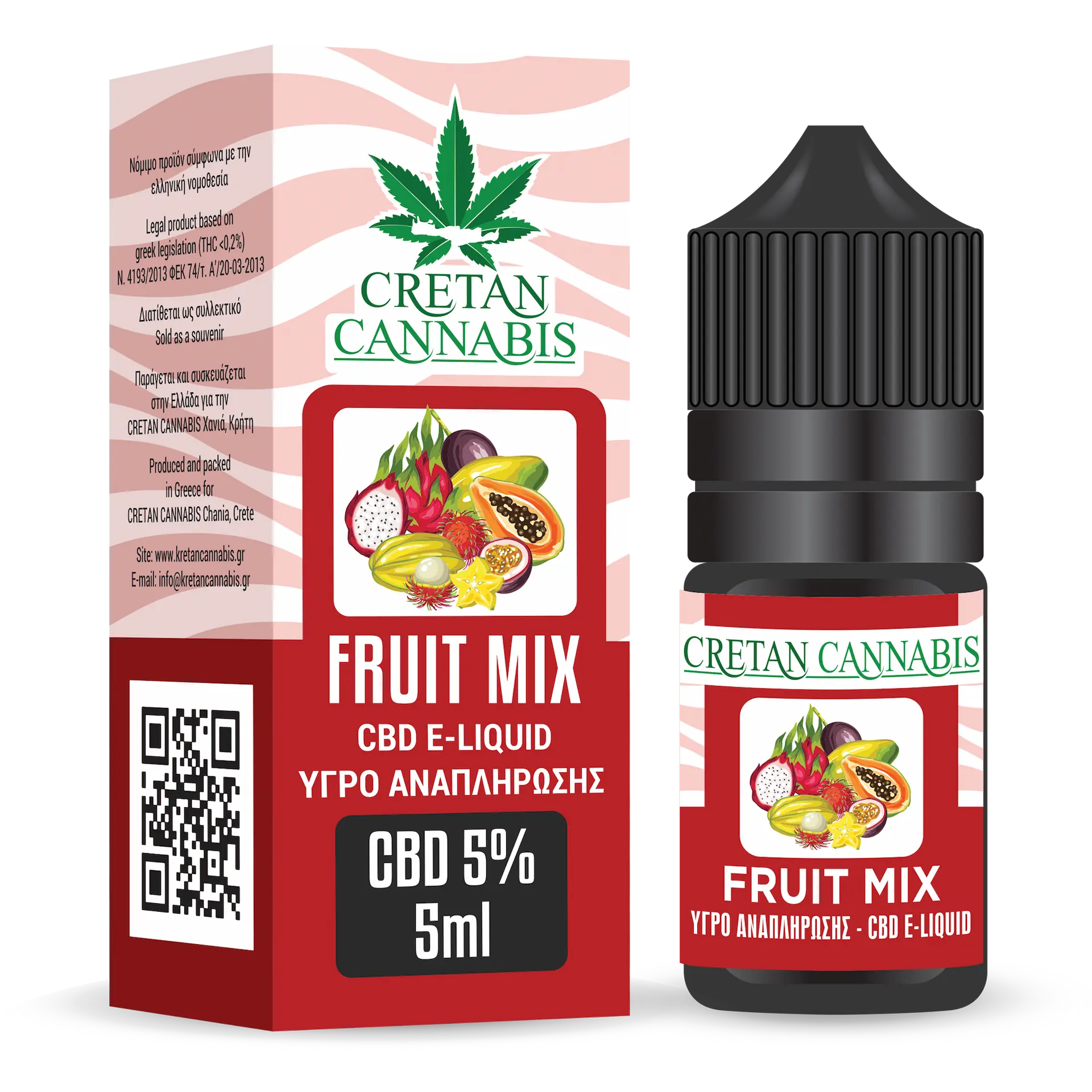 CBD Vape Liquid 5ml Fruit Mix