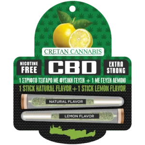 2 CBD sticks (Natural & Lemon)