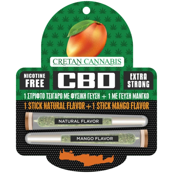 2 CBD sticks (Natural & Mango)