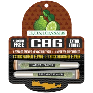 2 CBG sticks (Natural & Bergamot)