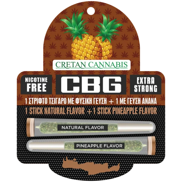 2 CBG Sticks (Natural & Pineapple)